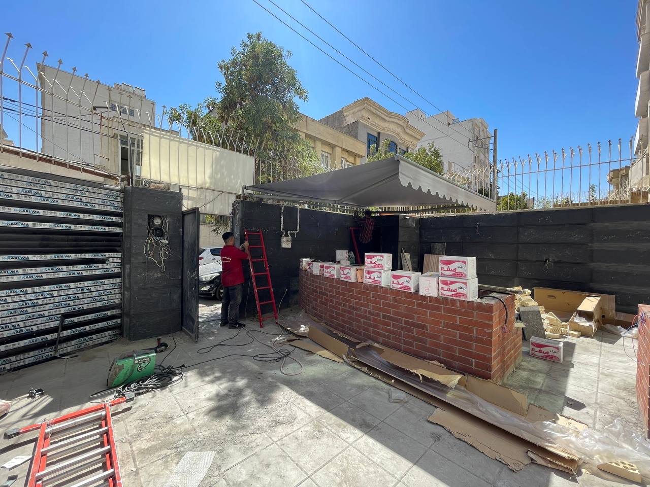 تولید سققف متحرک و سایبان