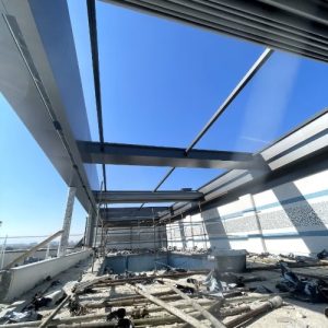 مراحل نصب سقف متحرک