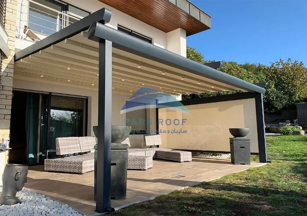 سقف برقی حیاط خلوت