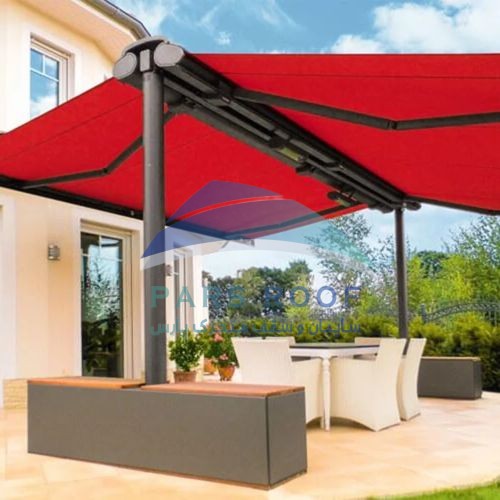 اجرای سایبان دو طرفه