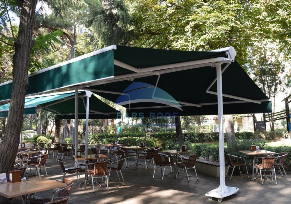 اجرای سایبان دو طرفه