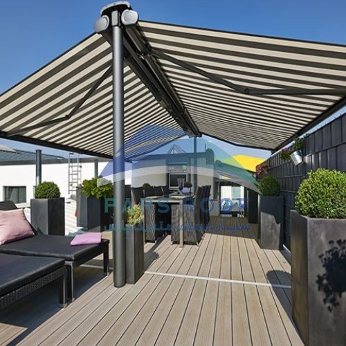 اجرای سایبان دو طرفه