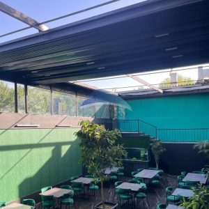 هزینه نصب سقف متحرک