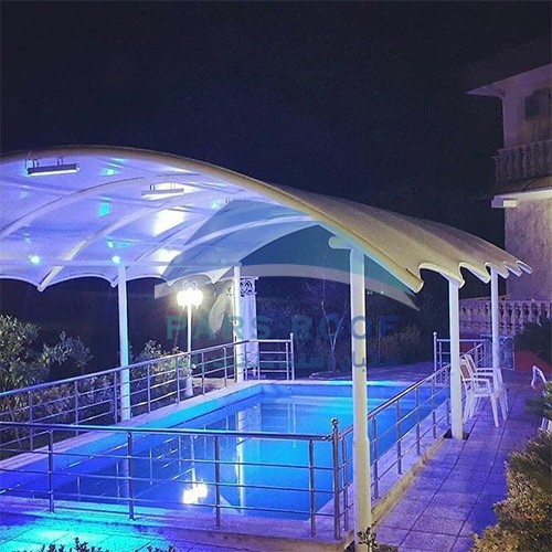 سایبان استخر روباز