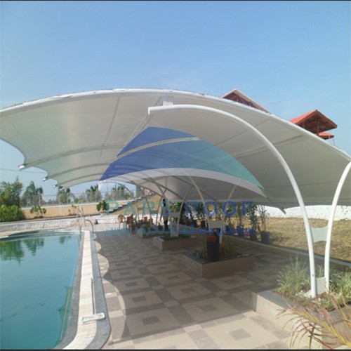 سایبان استخر روباز