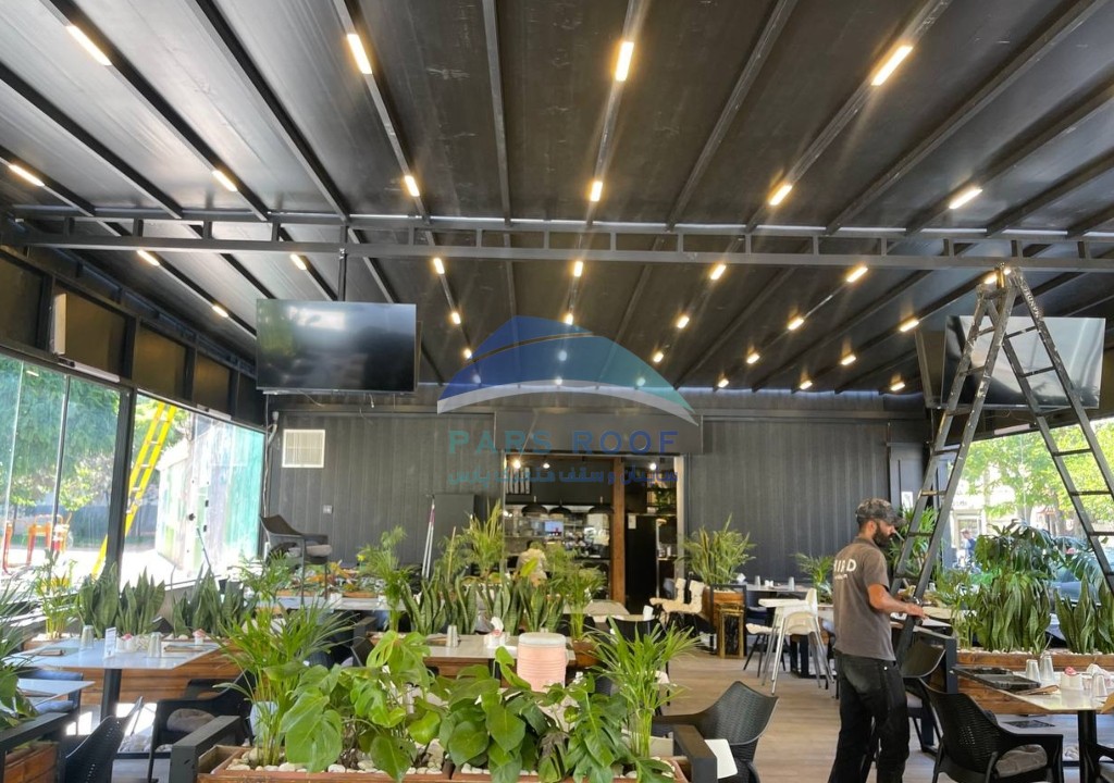 تفاون سایبان و سقف متحرک