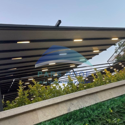 اجرای سقف متحرک برای روف گاردن