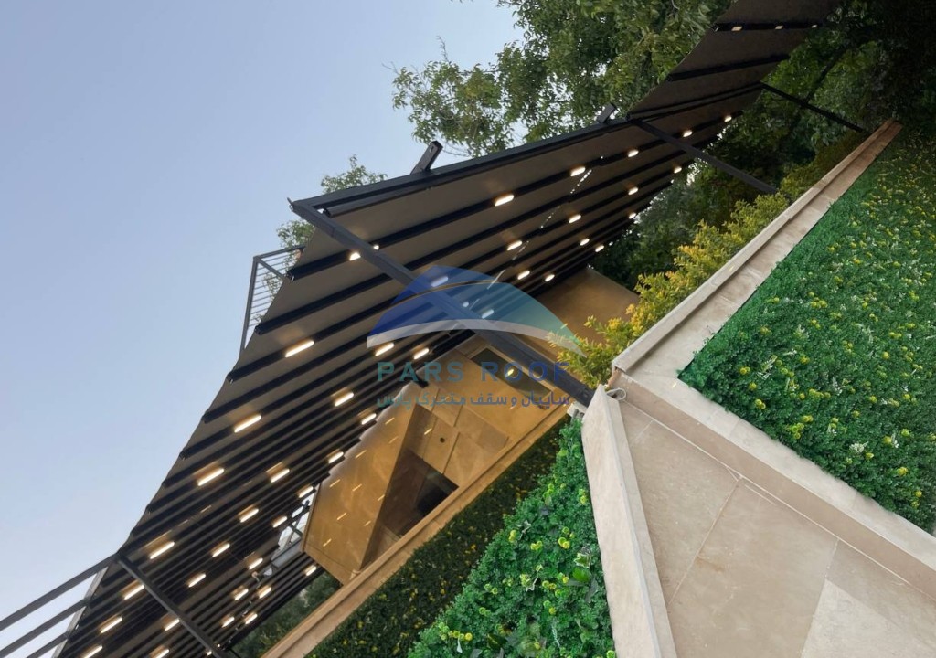 اجرای سقف متحرک برای روف گاردن